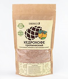 Кедрокофе тропический с тростниковым сахаром 250 гр.