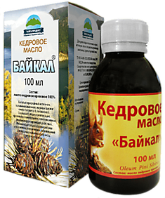 Масло Кедровое Премиум класса (Байкал)(100 мл.)