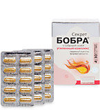 Капсулы "Секрет бобра" (30 капсул по 50 мг.) с бобровой струёй
