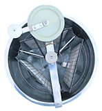 Медогонка 3-х рамочная поворотная, оцинкованая редуктор (М3-РМ оц. КЗ)