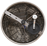 Медогонка 3-х рамочная М3-27-ОК-РМ, нержавейка (на 27 полурамок)