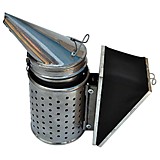 Дымарь нержавеющий, со съемным мехом кож/зам с ограждением