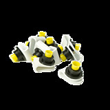 Клип с мисочками и цоколем (комплект 10 шт.)