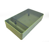 Кормушка 1л (полистирол) прозрачная крышка