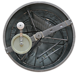 Медогонка 3-х рамочная М3-27-ОК-РМ оц. КЗ оцинкованная (на 27 полурамок)