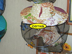 Сетка лицевая (круговая тюль)