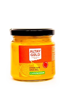 Крем-мёд Апельсин, 225 г
