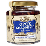 Ядро кедрового ореха в сиропе из черники 220 г Сибирский Знахарь